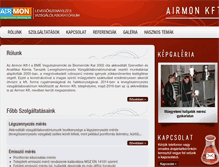 Tablet Screenshot of airmon.hu
